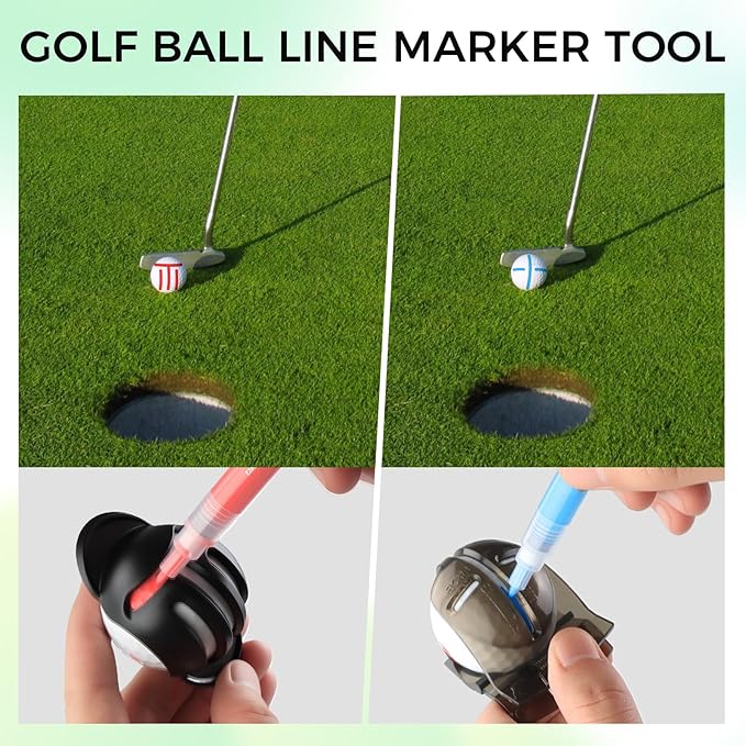 21 Pcs Golf Essentials Kit, Golf Club Cleaning Kit - Golf Club Brush & Golf Towel, Golf Ball Bag & Tees Holder & 2 Sizes Tees, Divot Repair Tool & Ball Marker, Must Haves Golf Accessories