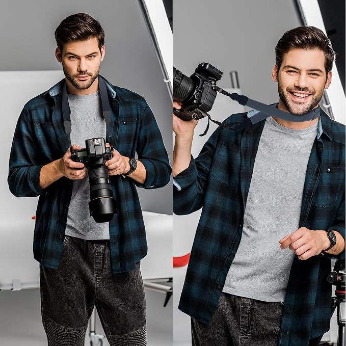 FIEIL Neck Strap Silicone Camera Straps