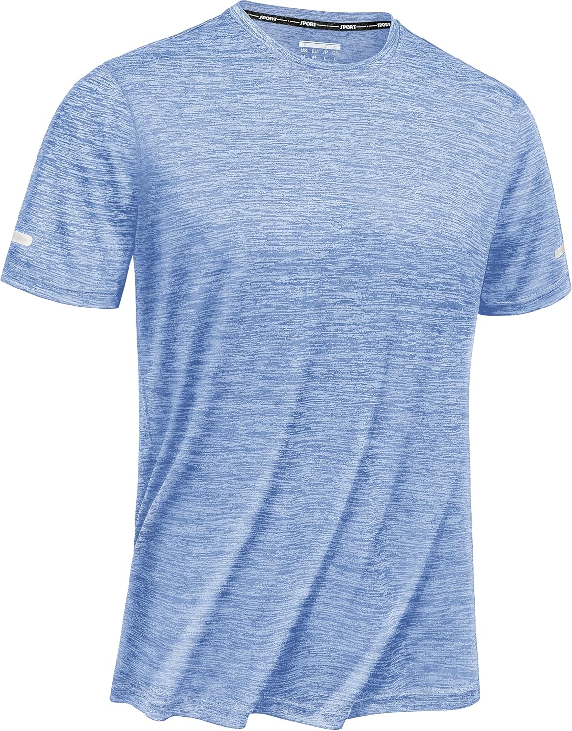 TACVASEN Men's Athletic Workout Shirts - Short Sleeve Dry Fit Crewneck T-Shirts for Running | Gym Wear