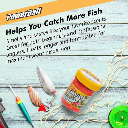 Berkley PowerBait Combo - Glitter Trout Dough Bait Bundle | 6-Pack with Rigging Guide for Freshwater & Saltwater Fishing