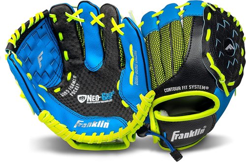 Franklin Sports Kids Baseball Glove - NeoGrip Youth T-Ball Mitt for Boys & Girls - Durable & Comfortable Design