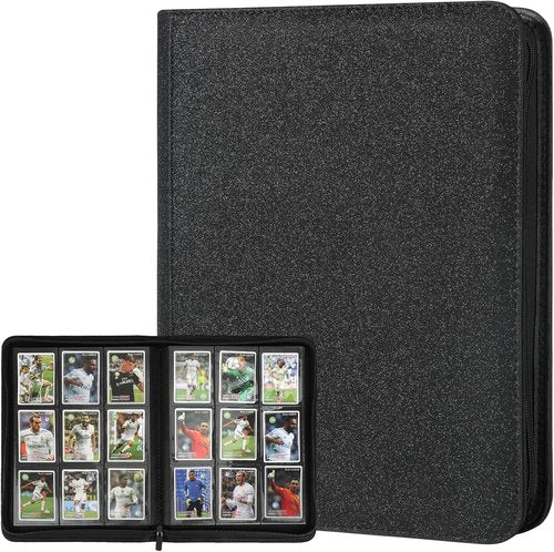 GERMUN Trading Card Binder - Premium 9 Pocket Album for 540 Cards | Double-Sided MTG & TCG Storage (Black)