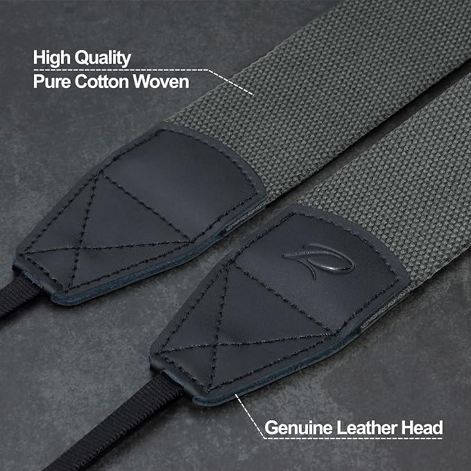 Padwa Lifestyle Grey Camera Strap