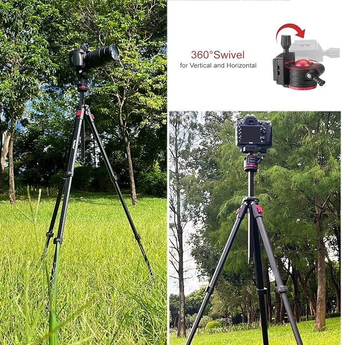 Travel Tripod, Canon G7X, DSLR/SLR Cameras, Video Camcorders, Action Cameras