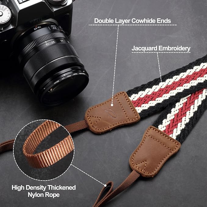 Padwa Lifestyle Stripes Camera Strap