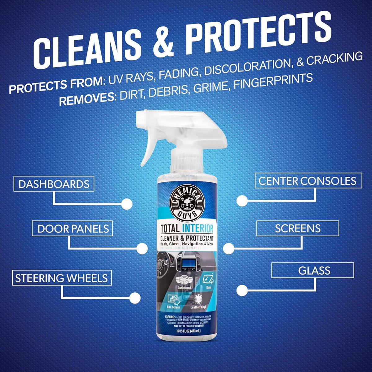 Chemical Guys Complete Car Detailing Kit, 17 Items | Car wash soap, wheel cleaner, bucket, and brushes, 17 piece wash kit, complete DIY car wash and detail kit