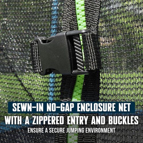 Bestway Xtreme Air Trampoline - 10FT, 12FT & 15FT Outdoor Fun with No-Gap Safety Net & Foam-Padded Poles
