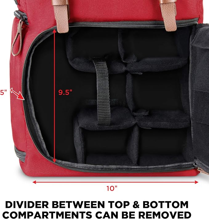 GOgroove Camera Backpack Bag Professional