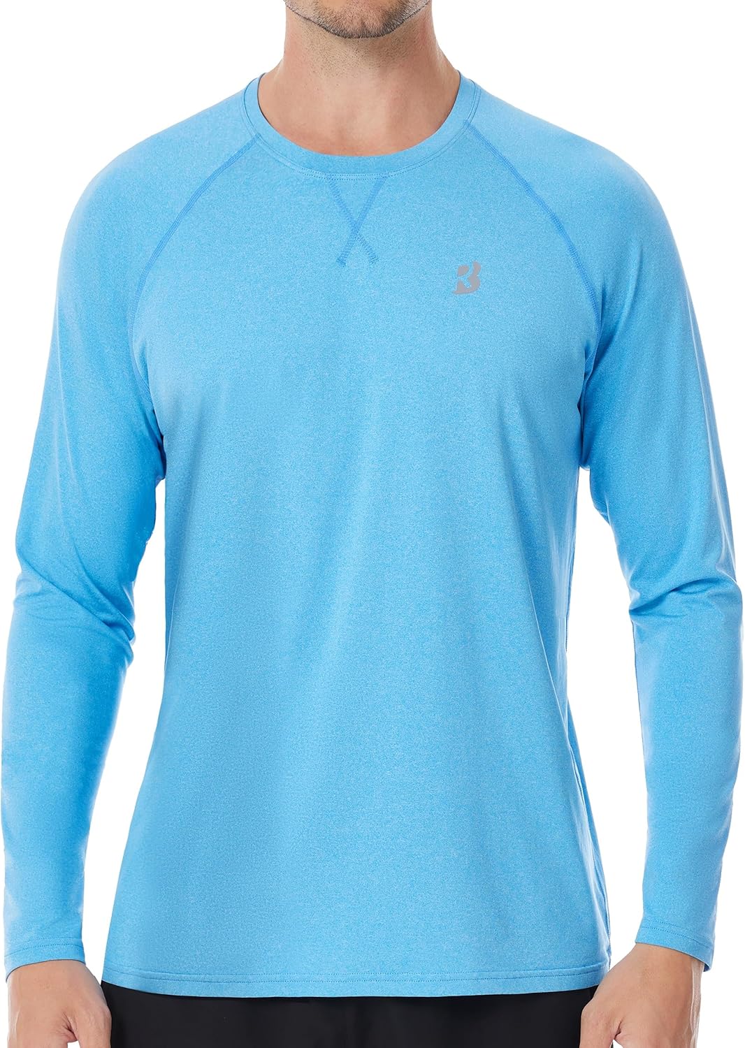 Roadbox UPF 50+ Sun Shirt for Men - UV Protection Long Sleeve Quick Dry Rash Guard | Ideal for Fishing, Hiking, Running