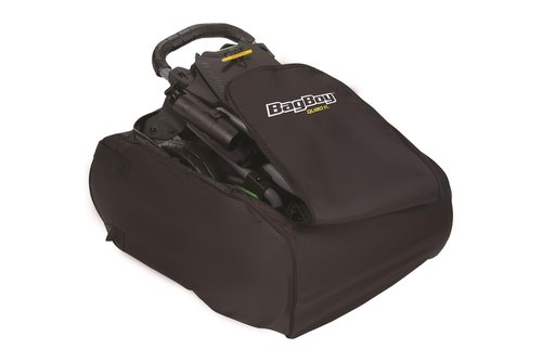 Bag Boy Carry Bag Quad Black, 9.84" L x 11.42" W x 24.41" H