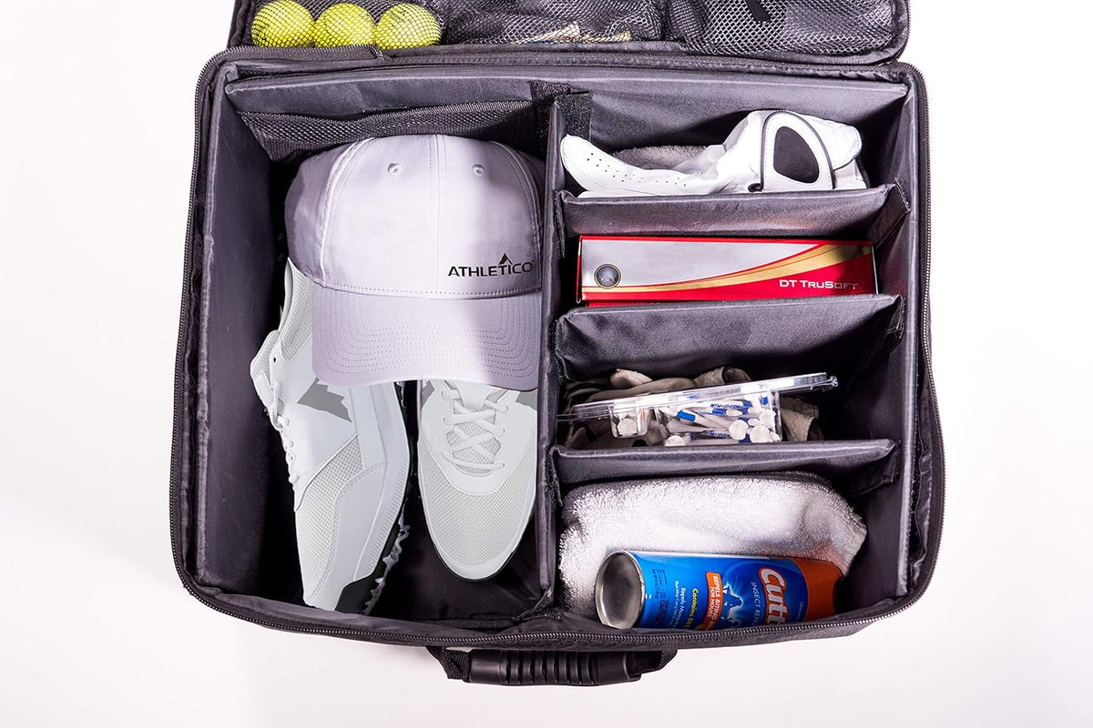 Athletico Golf Trunk Organizer Storage - Car Golf Locker to Store Golf Accessories | Collapsible When Not in Use