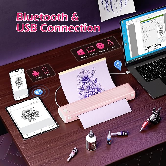 Itari A886 Tattoo Stencil Printer Kit