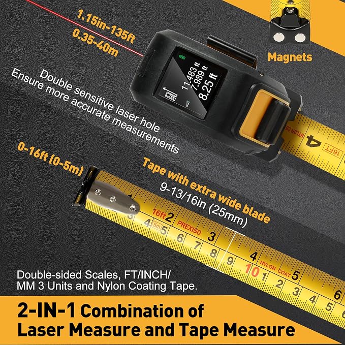 PREXISO 215Ft Laser Measure