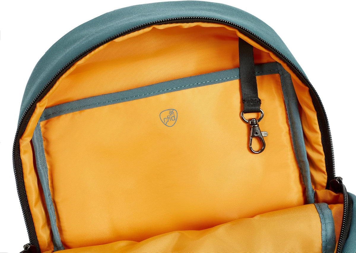 Travelon Anti-Theft Small Backpack - XL Water Bottle Pocket for Secure Travel Essentials