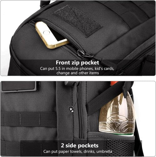 ArcEnCiel Mini Tactical Backpack - 10L/20L MOLLE Daypack for Camping & Outdoor Gear | Versatile & Compact