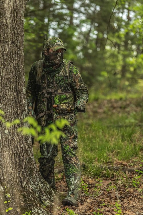 Mossy Oak Men's Tibbee Lightweight Camo Hunting Shirt - Breathable & Comfortable Design