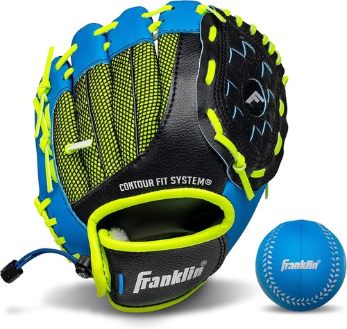 Franklin Sports Kids Baseball Glove - NeoGrip Youth T-Ball Mitt for Boys & Girls - Durable & Comfortable Design