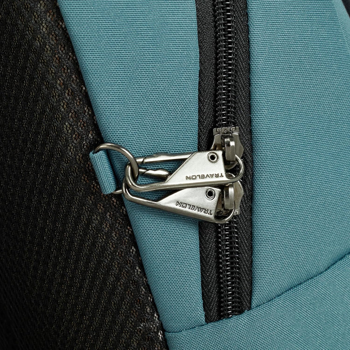 Travelon Anti-Theft Small Backpack - XL Water Bottle Pocket for Secure Travel Essentials