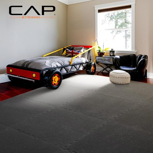 CAP Barbell Interlocking EVA Foam Puzzle Mat Tiles - 24" x 24" x 1/2" | Durable & Versatile Colors