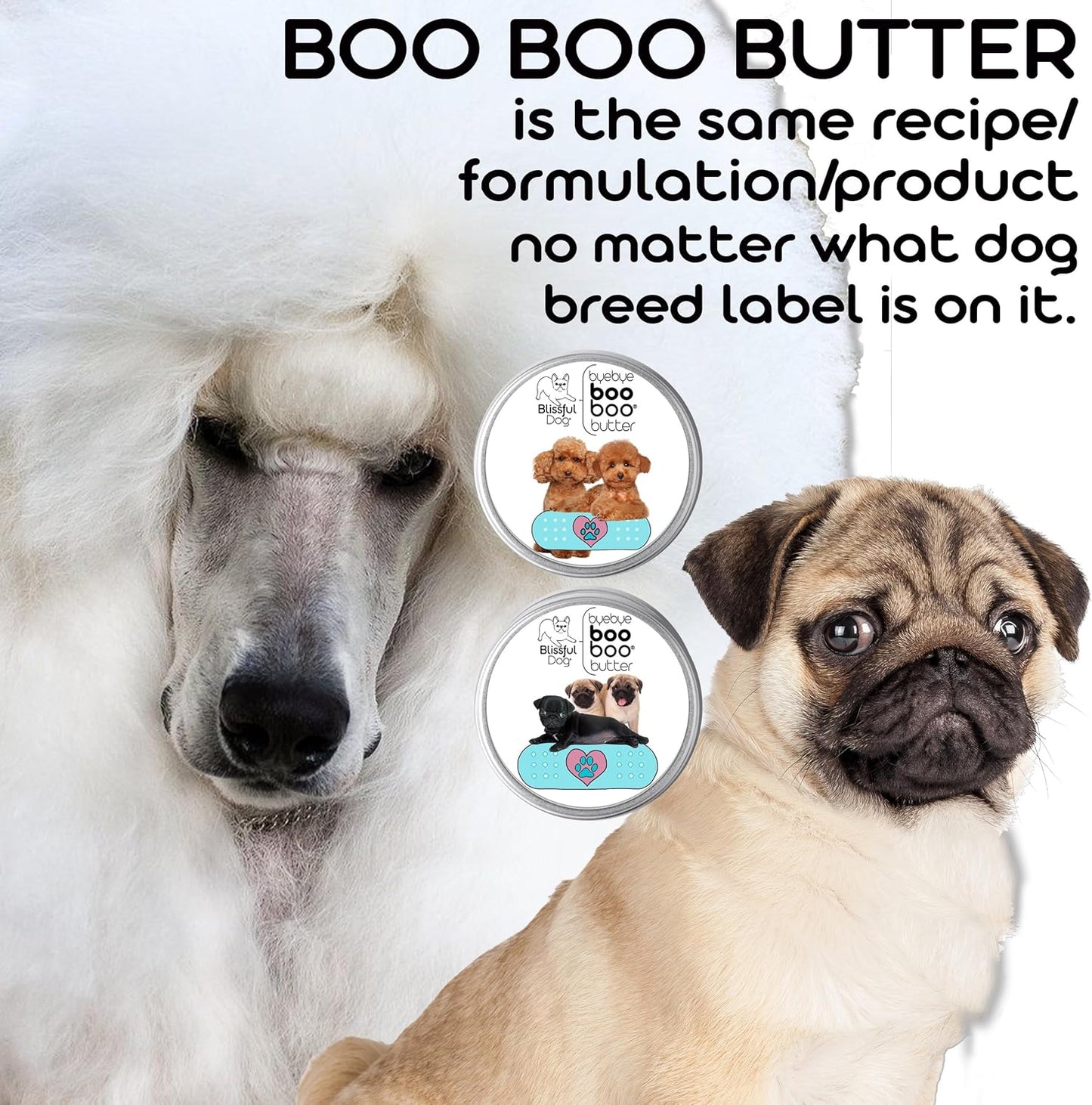 The Blissful Dog .50 oz Tube Cocker Spaniel Booboo Butter