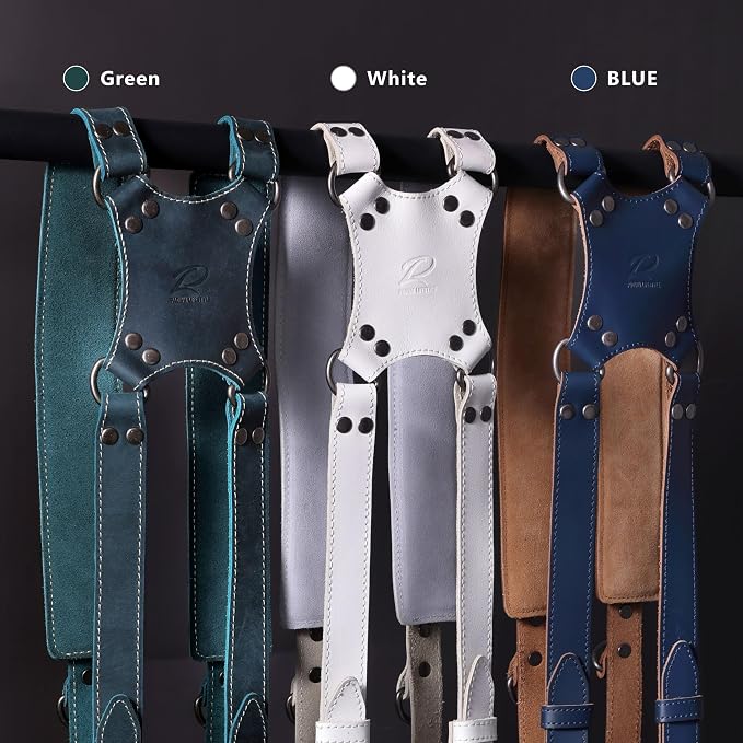 Padwa Lifestyle White Dual Camera Harness Strap