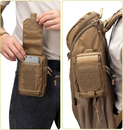 EXCELLENT ELITE SPANKER Tactical EDC Pouch - Versatile Molle Utility Phone Holster Waist Bag
