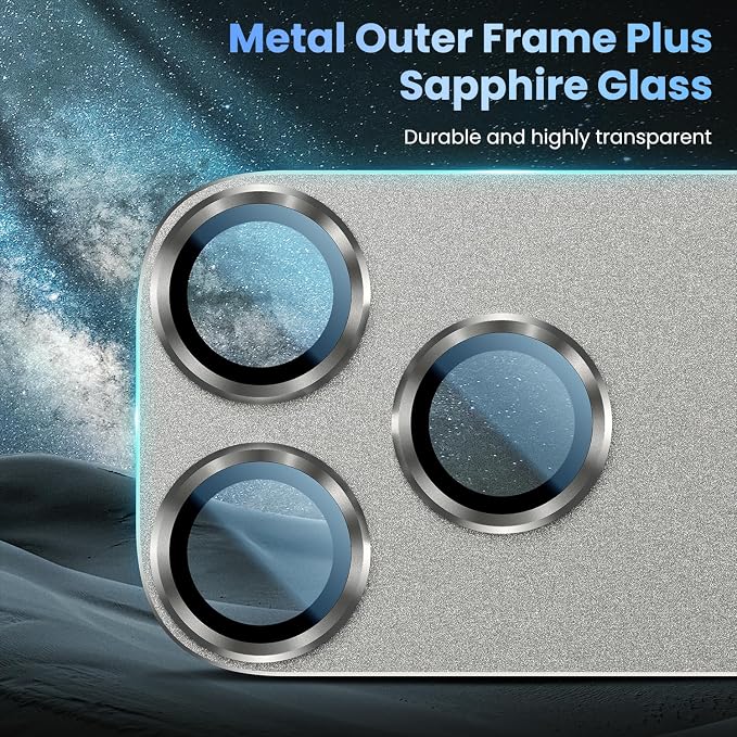 Uyiton Compatible with iPhone 17 Pro Max Camera Lens Protector