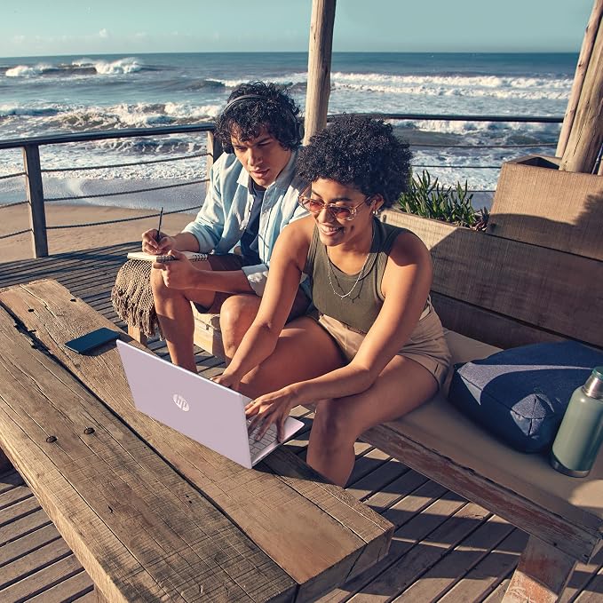 HP Laptop for Everyday Use • 2026 Edition • 32GB RAM • 1TB SSD • Copilot AI • 1 Year Microsoft 365 • Intel 4-Core CPU • WiFi 6 • Windows 11 • Long Battery Life