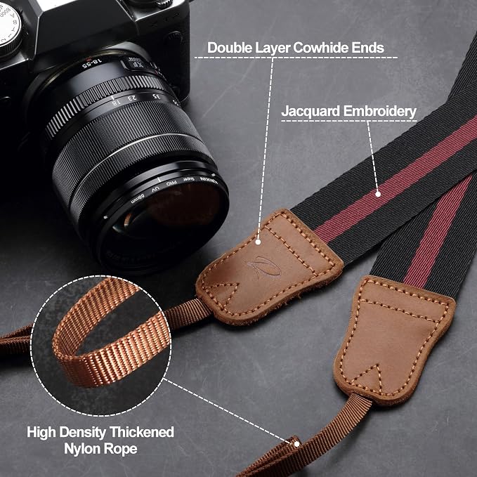 Padwa Lifestyle Stripes Camera Strap