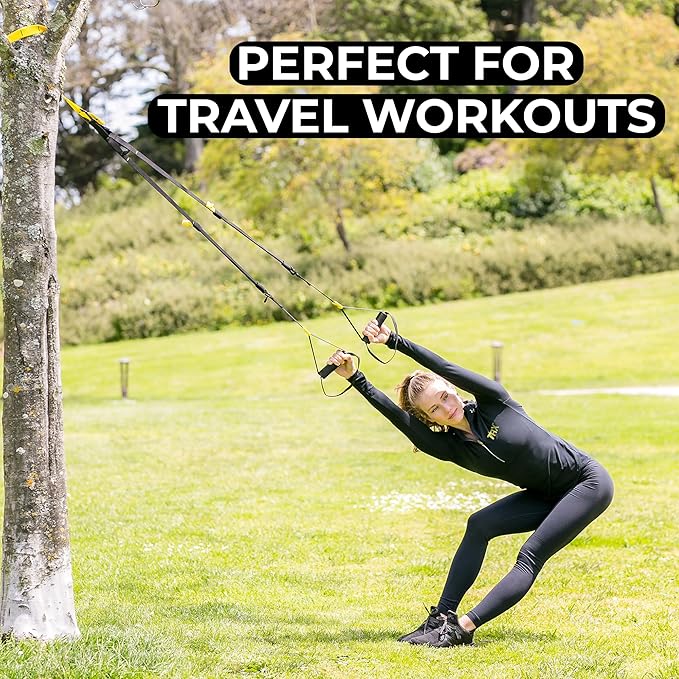 TRX GO Suspension Trainer, At Home, Portable Gym Workout, For Strength Training, Full Body Exercise Equipment