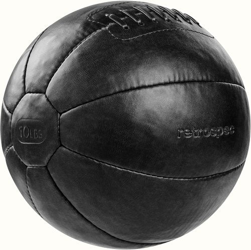 Core Weighted Medicine Ball - Soft Touch Vegan Leather | 4-30 lbs for Strength Training & Balance Workouts