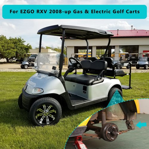 10L0L Golf Cart Rear Leaf Spring Bushing & Sleeves Kit for EZGO RXV 2008-up G&E OEM# 620160 620161 624030