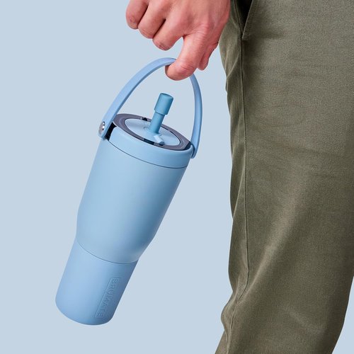 BrüMate Magnetic Straw Caps - Silicone Straw Topper 2-Pack | Dust & Dirt Resistant | Fits All Era & Resa Tumblers (Black)