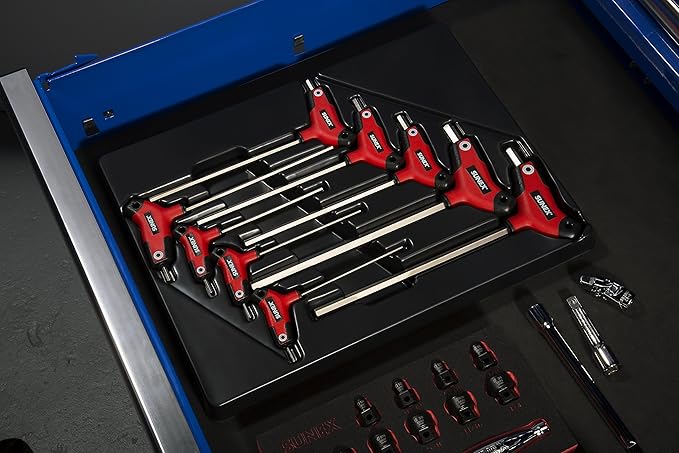 Sunex 9859 T-Handle - SAE - Hex Key Set (9 Piece)
