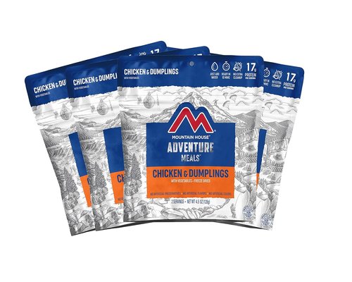 Mountain House Chicken & Dumplings - Freeze-Dried Backpacking & Camping Food | 4-Pack