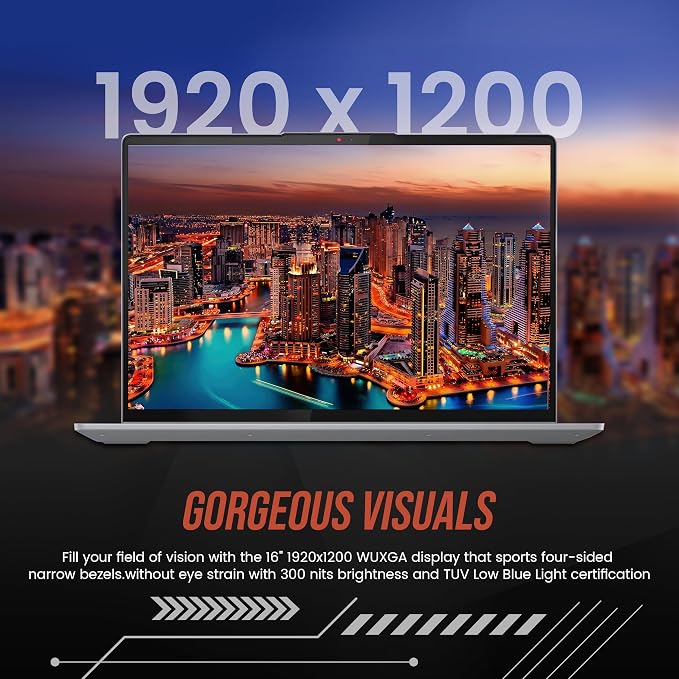 Lenovo IdeaPad Flex 5 2-in-1 Laptop, 16" WUXGA Touchscreen, AMD Ryzen 7 7730U, 16GB RAM, 1TB SSD, AMD Radeon Graphics, Fingerprint Reader, Wi-Fi 6, Win 11 Pro, Grey, 128GB Hotface USB Card