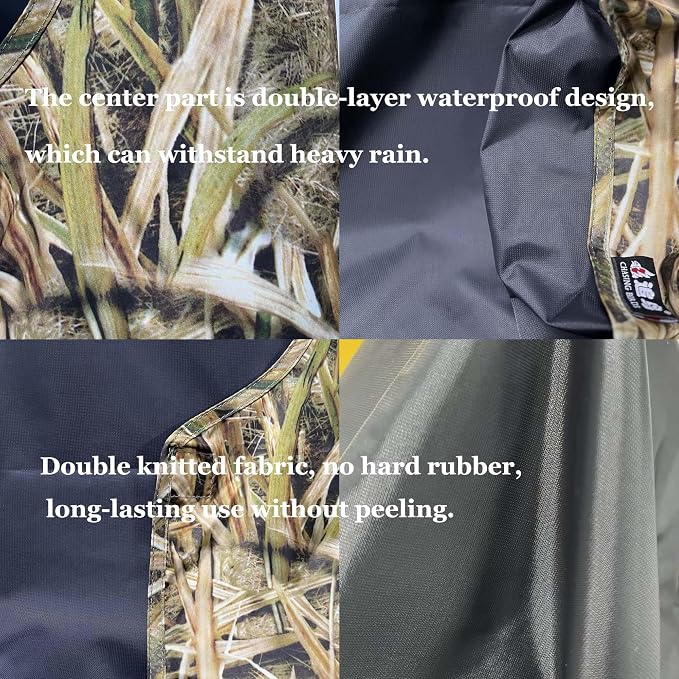 Fujing CHASING BIRDS Camo Waterproof Rain Covers Raincoat S Size
