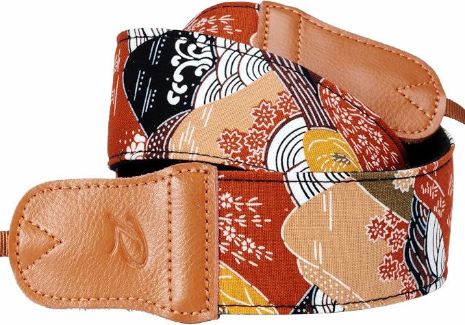 Padwa Lifestyle Japanese Art Style Brown Camera Strap