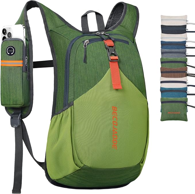 BECOJADDE 15L Small Hiking Backpack