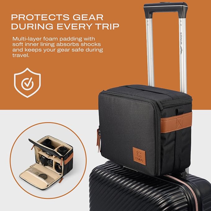 C Coiro Camera Bag for Digital DSLR SLR, Protection, Waterproof Mirrorless