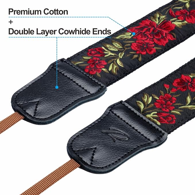 Padwa Lifestyle Rose Flower Camera Strap