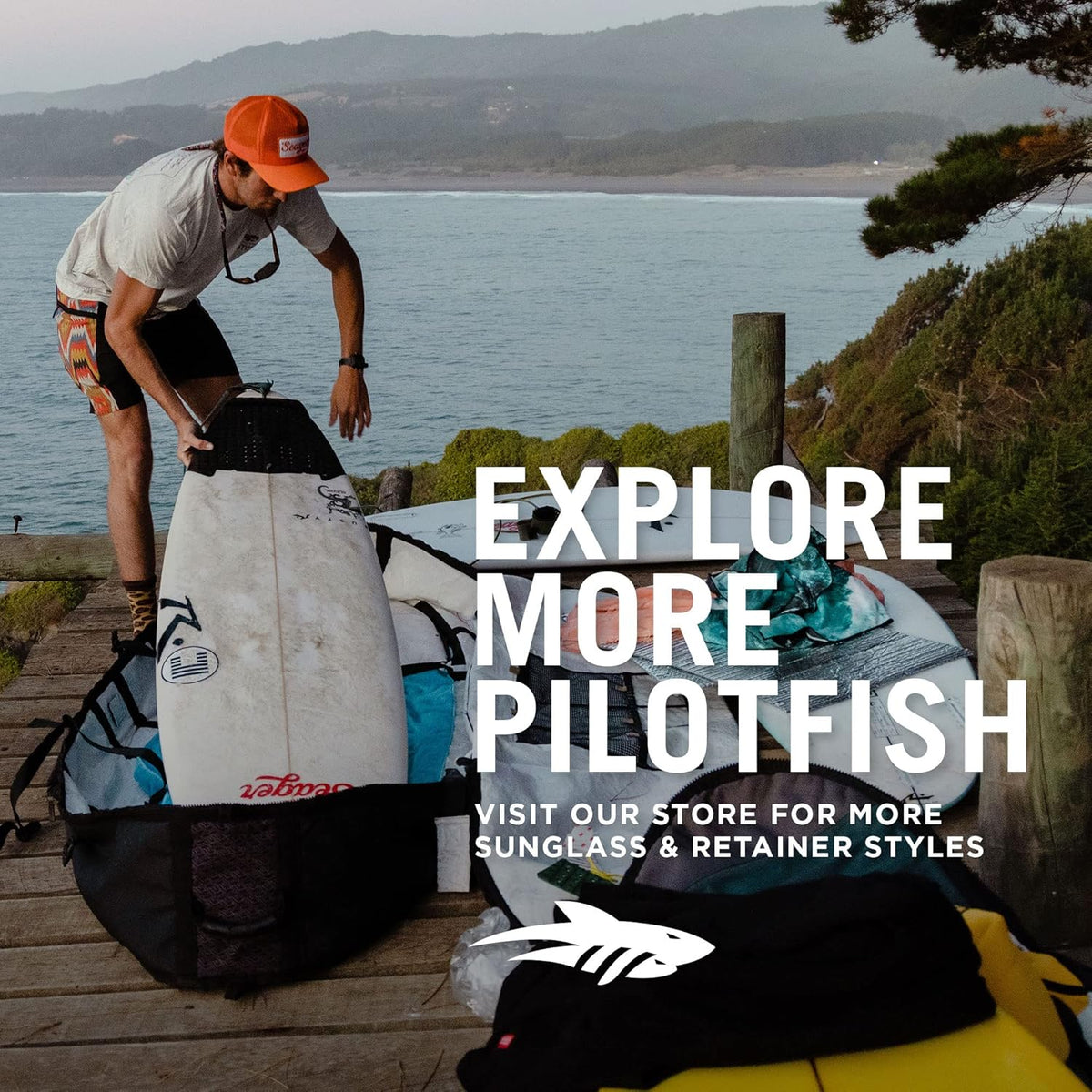Pilotfish Polarized Aviator Sunglasses - Stainless Steel Frame | UV400 Anti-Reflective Lenses