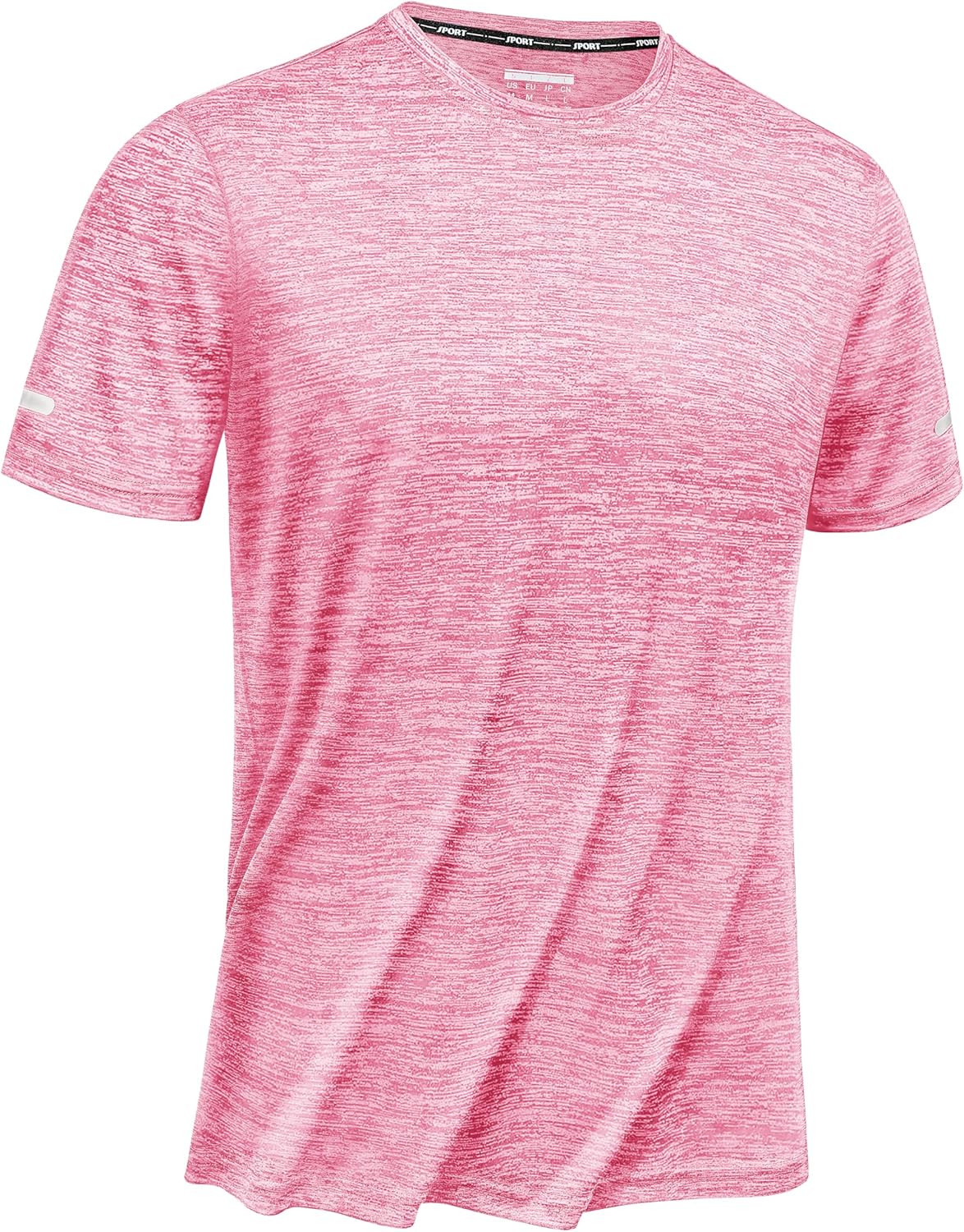 TACVASEN Men's Athletic Workout Shirts - Short Sleeve Dry Fit Crewneck T-Shirts for Gym & Running