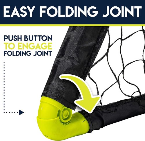 Franklin Sports Mini Soccer Goal Set - Includes Ball and Pump for Easy Setup | Perfect for Kids