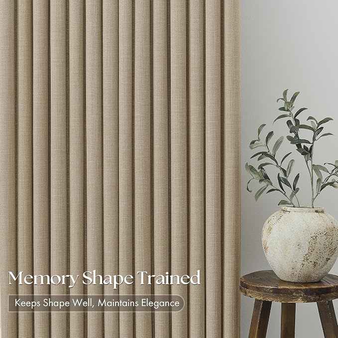 Pinch Pleated 120 Inch Extra Long Curtains