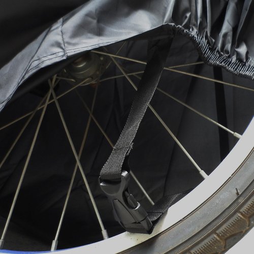 ATCG Bike Cover - Waterproof 190T Nylon Bicycle Cover for 20" Kids' Bike | Compact Storage Bag (Black)