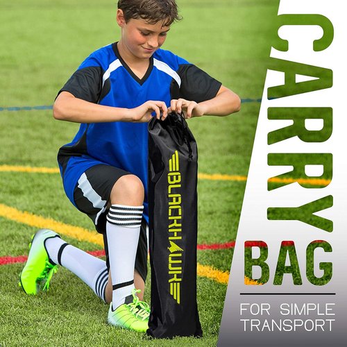 Franklin Sports Blackhawk Soccer Goal - Portable Pop-Up Nets for Indoor & Outdoor Use - Youth & Adult Sizes Available