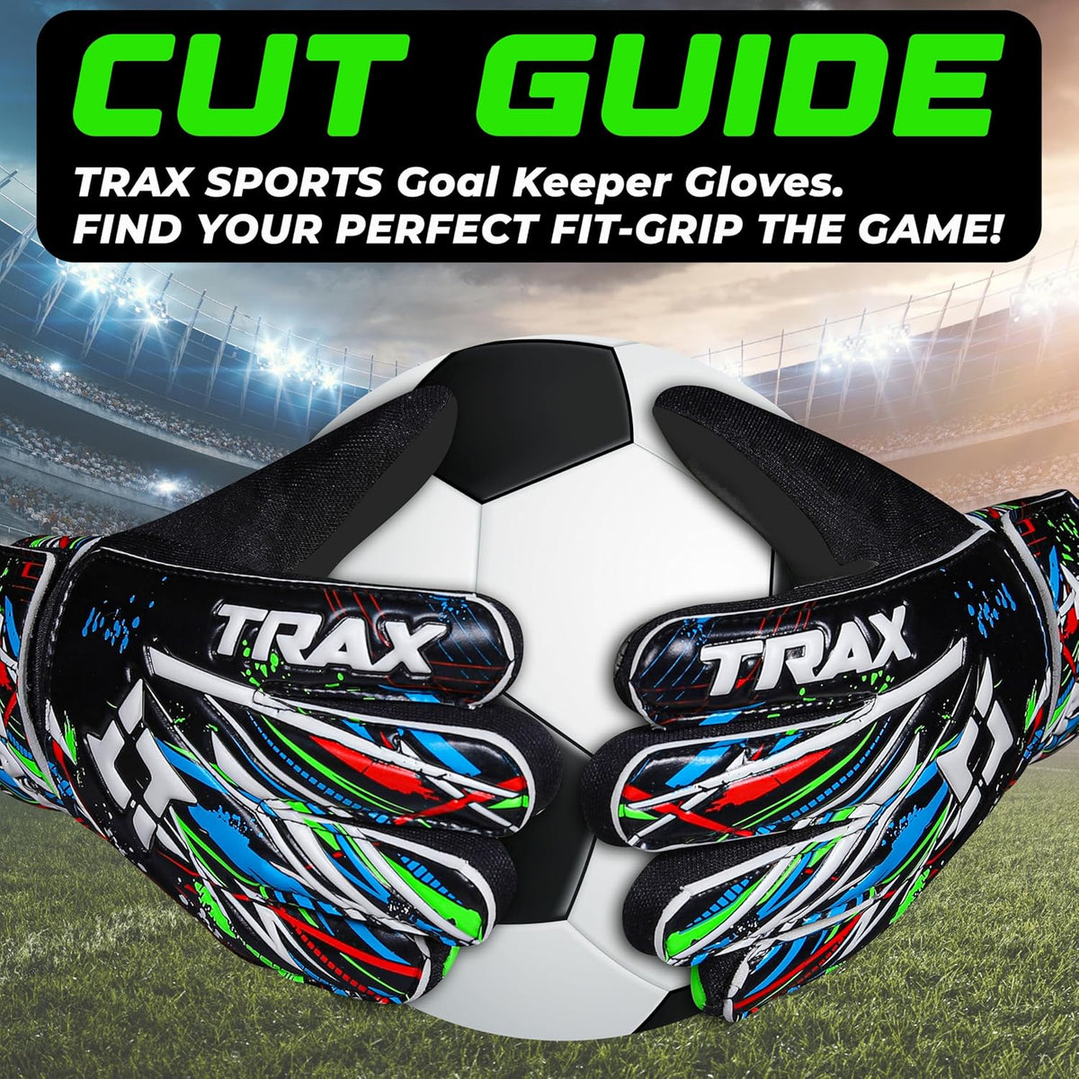 Skiennix Soccer Goalie Gloves - Youth & Adult Football Goalkeeper Gloves with 4mm Latex Grip & Finger Protection