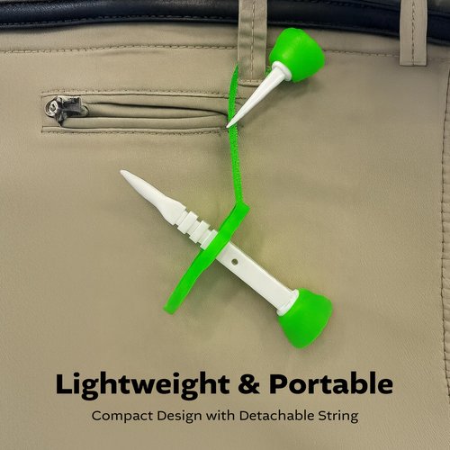 KPRODUCT4U Birdie1 Smart Golf Tees (Long Tees+Short Tees) 1P, 5ea (Green)