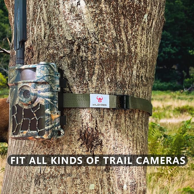 1" x 6.6' Trail Cam Strap, Game Camera Straps, Trail Camera mounting Straps
